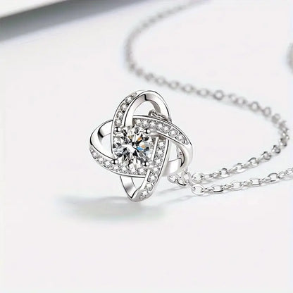 Elegant Love Knot Necklace, "To My Queen" Perfect for Wife, Girlfriend, Soulmate, Any Holiday Gift, Romantic Gift Necklace